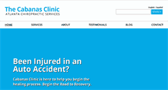 Desktop Screenshot of cabanasclinic.com